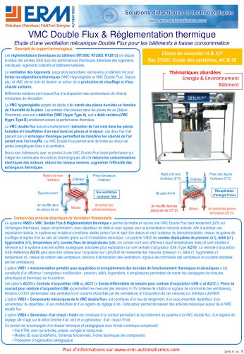 VMC Double Flux & Réglementation thermique