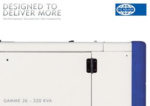 26 - 220 kVA Range Brochure