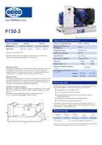 P150-3 (150 kVA) Open Generating Set - 1