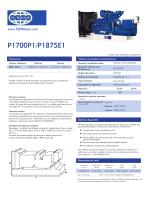 P1700P1-P1875E1 (1700-1875 kVA) Open Generator Set - 1