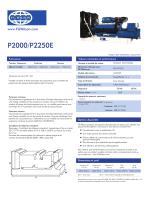 P2000-P2250E (2000-2250 kVA) Open Generator Set - 1