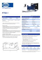 P750-1 (681-750 kVA) Open Generator Set - 1