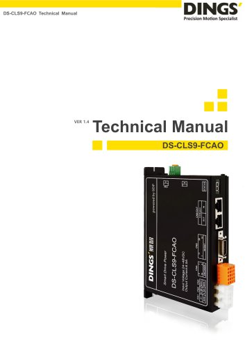 DS-CLS9-FCAO_Technical Manual