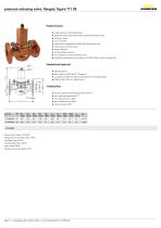 pressure reducing valve, flanged, figure 711 00