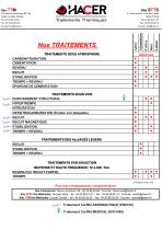 Traitements Thermiques - 1