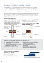 Catalog des transmetteurs de pression - 6