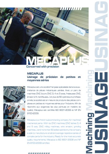 MECAPLUS Usinage de précision