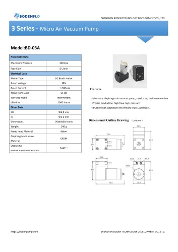 BD-03A-6L Specification（BODENFLO)