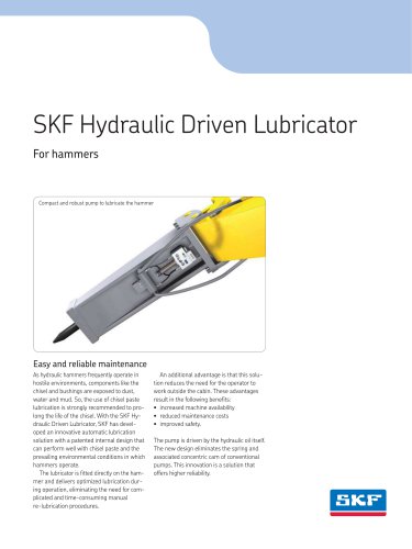 Single-point lubricator product brochure