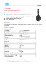 HALL EFFECT JOYSTICK / POTENTIOMETER / SINGLE-AXIS-SJ20