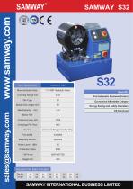 SAMWAY S32  Hydraulic Hose Crimping Machine