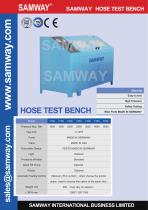 SAMWAY T150  Hydraulic Hose Testing Bench