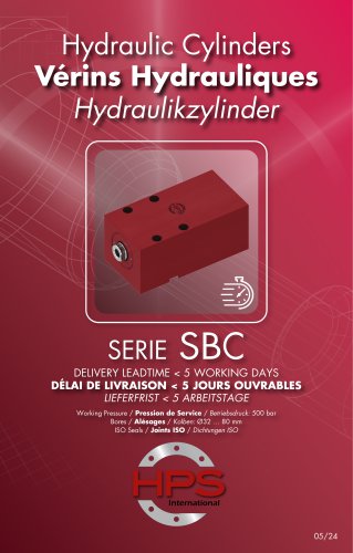 Hydraulic Cylinders SERIE SBC