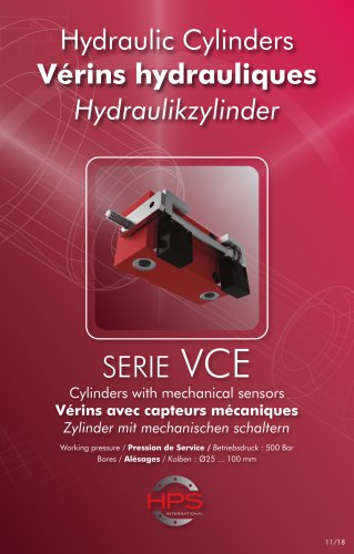 Hydraulic Cylinders SERIE VCE