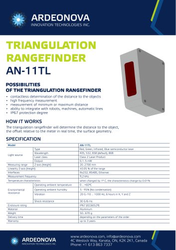 TRIANGULATIONRANGEFINDER AN-11TL