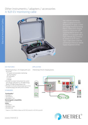 A 1631 EV monitoring cable EN