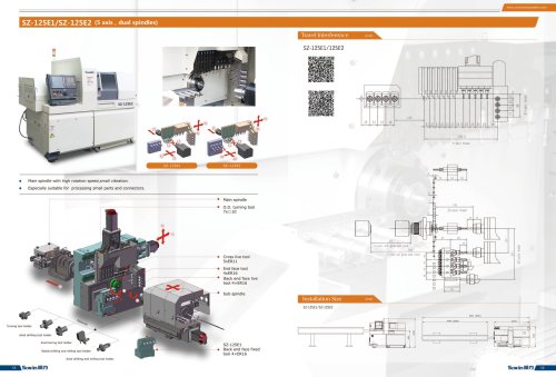 swiss lathe SZ-125E1 SZ-125E2