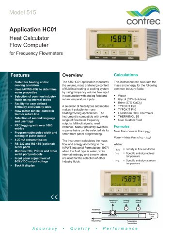 Heat Calculator Flow Computer