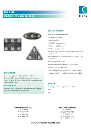 FEU A LED MODULE LED AUTO-ADHÉSIFS