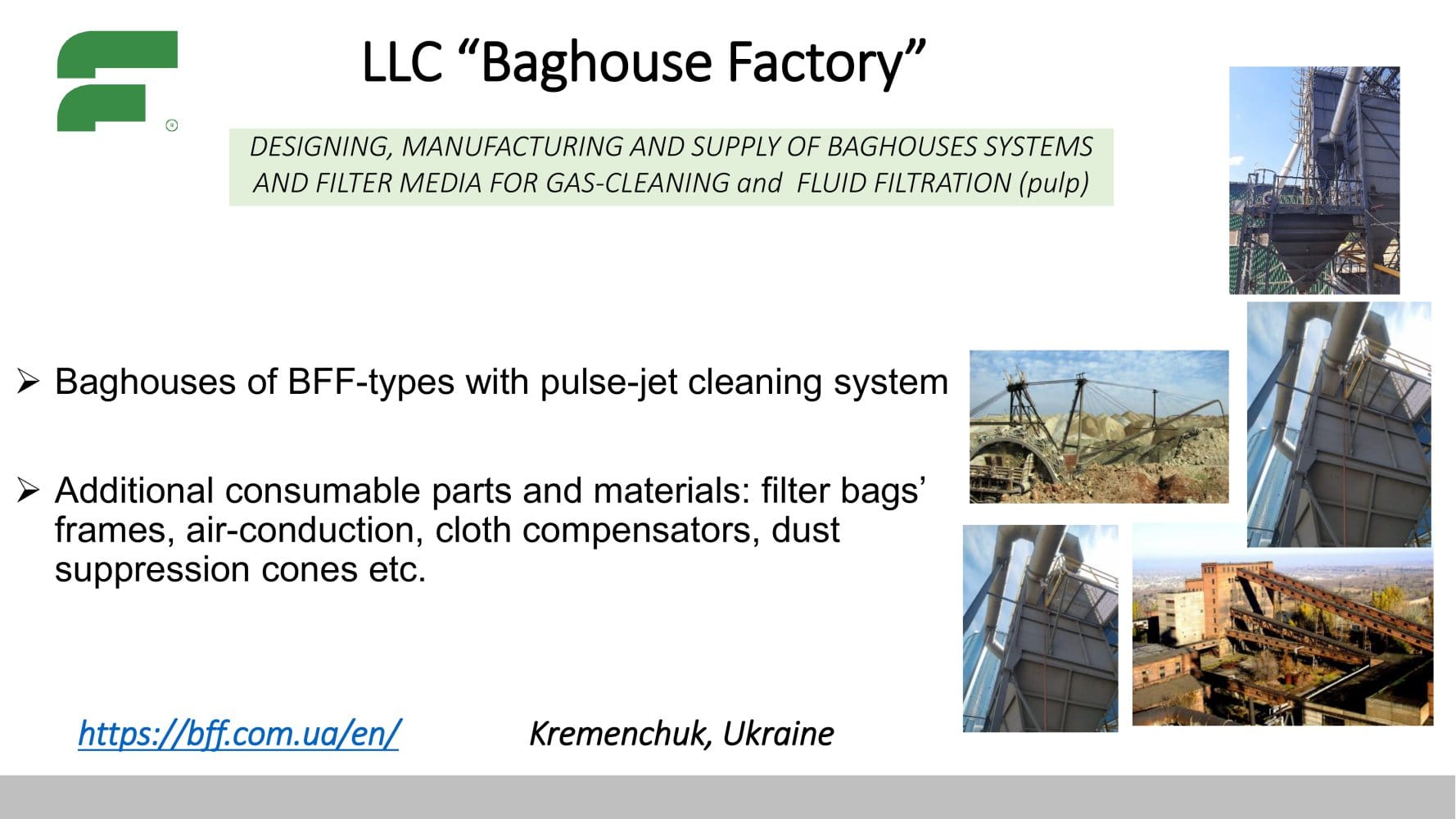 Industrial Baghouses - Bag Filter Factory Ltd