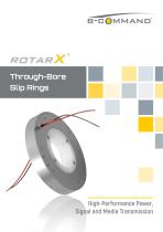 Through-Bore Slip Rings rotarX by B-COMMAND