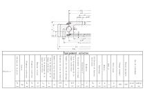 Série légère - roulement d'orientation à engrenage extérieur - 1