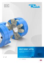 MULTI MONT ASTRA | MMA - Torsionally flexible claw coupling