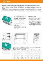 Data sheet - VA 525 - FR