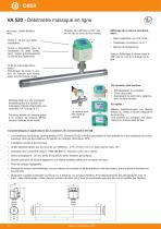 Fiches techniques - VA 520 - 3