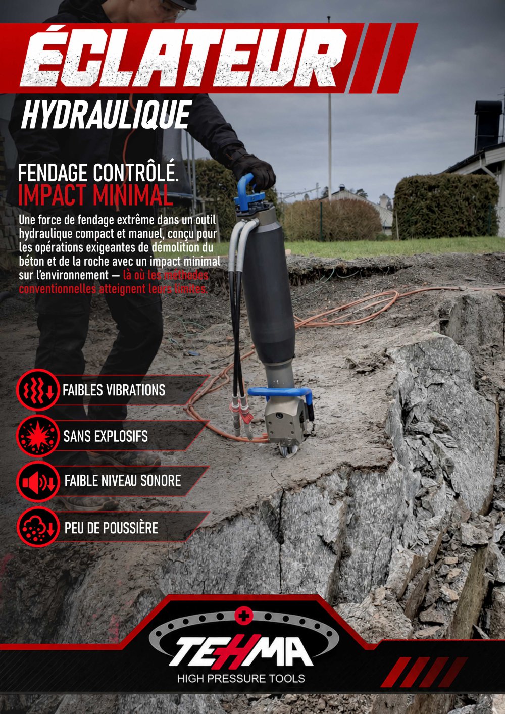 &Eacute;clateur hydraulique - Tehma SA
