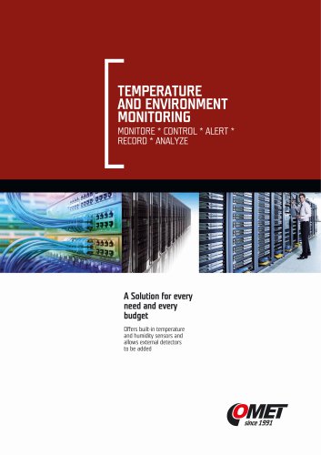 WebSensors with Ethernet output and  relay Catalog