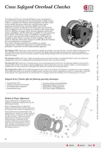 Cross Safegard Overload Clutches_2009