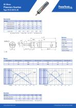 DC Motor Planetary Gearbox Type PL12-DC12.30