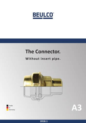 Connector for pipes without support tube (complete catalogue)