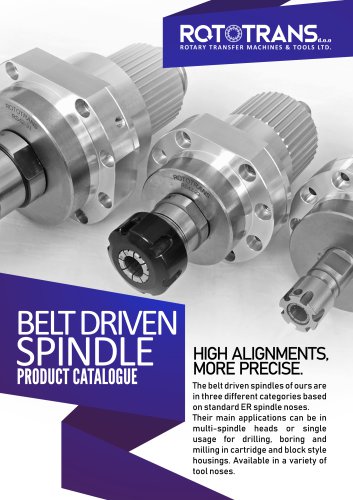 Belt Driven Spindle