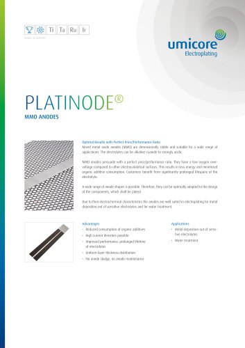 PLATINODE® MMO ANODES