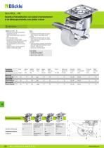 Roulettes compactes et d’immobilisation - 12