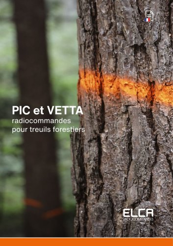 E1 PIC et VETTA radiocommande pour treuils forestiers
