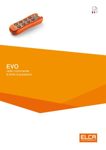 EVO radio-commande &agrave; bo&icirc;te &agrave; poussoirs
