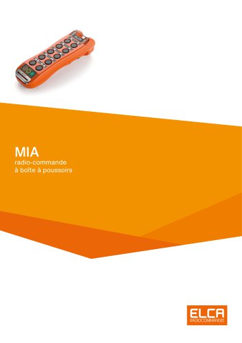 MIA radio-commande à boîte à poussoirs