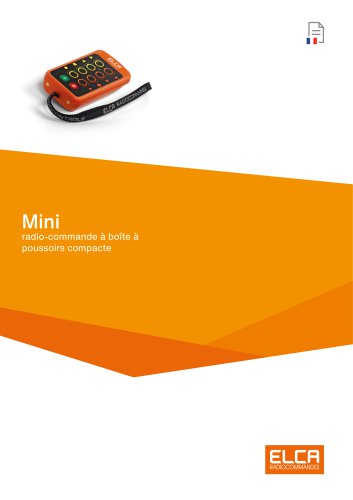 MINI radio-commande &agrave; bo&icirc;te &agrave; poussoirs compacte