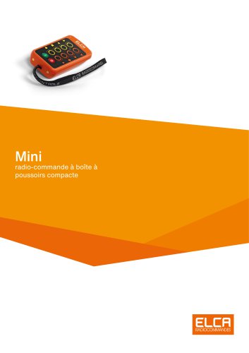 MINI radio-commande à boîte à poussoirs compacte