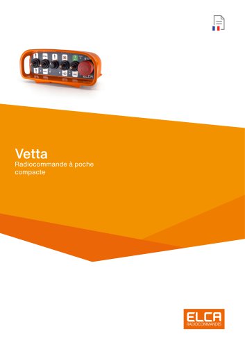 VETTA radiocommande &agrave; poche compacte