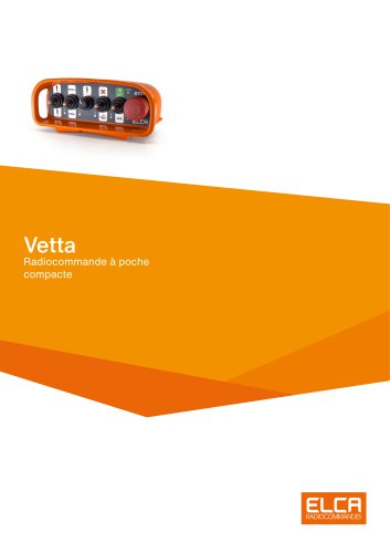 VETTA radiocommande à poche compacte