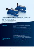 Capteurs d’étiquettes et de raccords de bobines par ultrasons esf+1-2