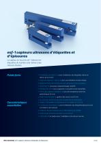 esf-1 capteurs ultrasons d'étiquettes et d'épissures-2