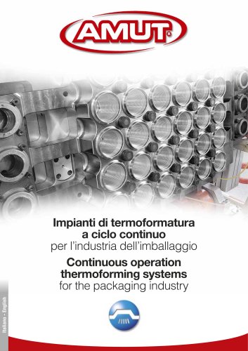 CONTINUOUS OPERATION THERMOFORMING SYSTEMS