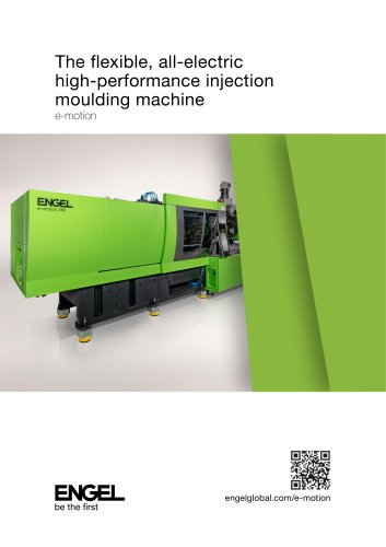 The flexible, all-electric high-performance injection moulding machine e-motion 2024