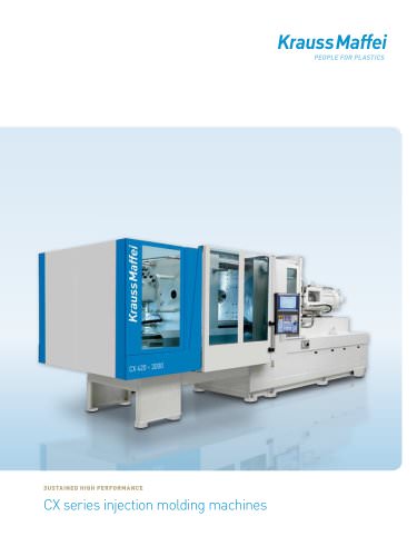 CX series injection molding machines