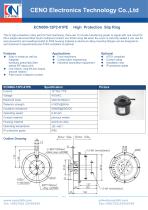 CENO IP65 Food machine slip ring ECN000-12P2-01PE